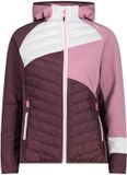 CMP Hybride damesfleece met capuchon Paars XS