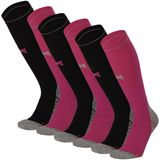 Xtreme Sockswear Compressie Sokken Hardlopen - 6 paar Hardloopsokken - Multi Purple - Compressiesokken - Maat 42/45
