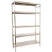 Simonrack Simoninox Étagère 5 tablettes en métal sans vis (200x166x40cm) Inox