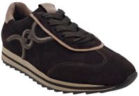 Softwaves Dory Africa Acero | Dames sneaker van suède in bruin