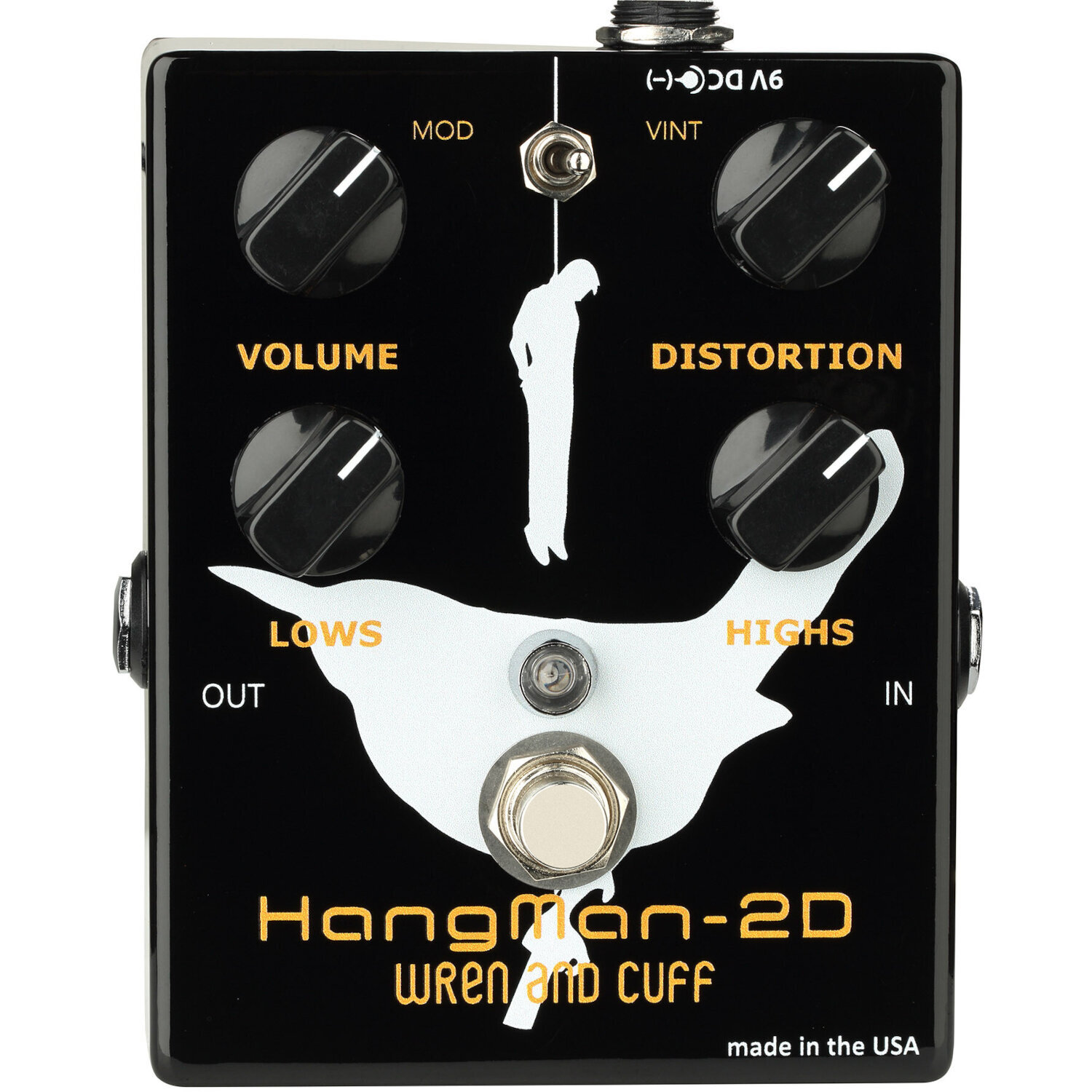 Wren and Cuff Hangman-2D High-Gain Distortion effectpedaal