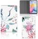 B2Ctelecom Samsung Galaxy Tab S6 Lite | S6 Lite (2022) Flip Case Bird Flowers
