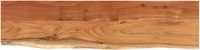 vidaXL Tafelblad rechthoekig natuurlijke rand 160x40x3,8 cm acaciahout