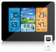 Merkloos Weerstation - Draadloos - 6,5 inch lcd-scherm - Zwart