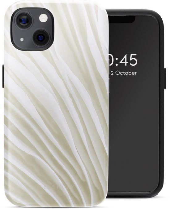 Selencia Hoesje - Geschikt voor Apple iPhone 13 - Backcover geschikt voor MagSafe - Nature Light Brown