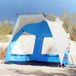 vidaXL - Strandtent - 2-persoons - waterdicht - snelontgrendeling - azuurblauw