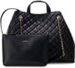 GUESS shopper Juliet 2 in 1 Tote Bag Black zwart