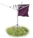 Tumble dryer - 19 m line - Aluminium - Foldable - 161 x 120 x 120 cm - Silver