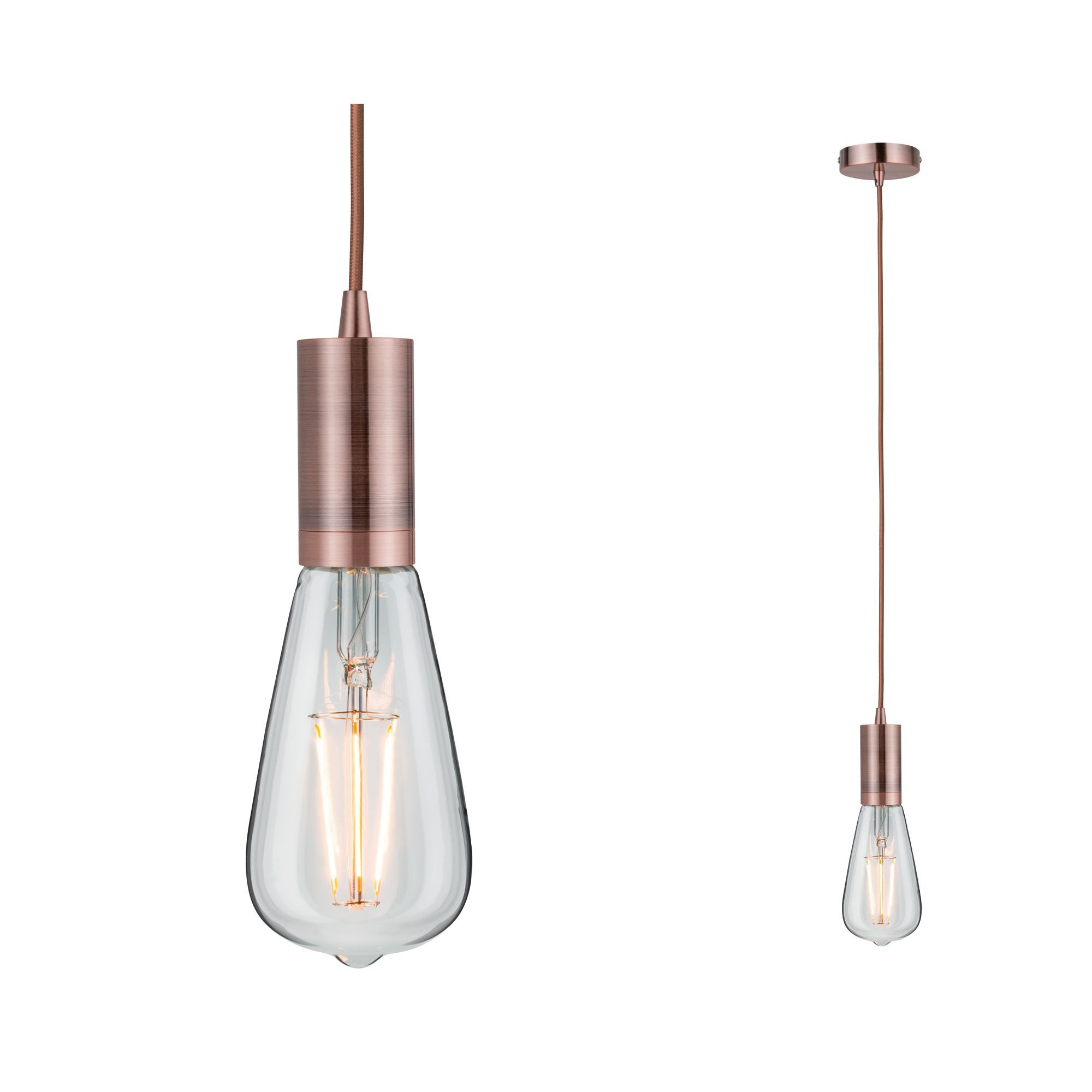 Paulmann Neordic Haldis Hanglamp - Koper - 20W - Ø100mm