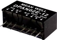 MEAN WELL DPAN02E-05 DC/DC-convertermodule 200 mA 2 W Aantal uitgangen: 2 x Inhoud 1 stuk(s)