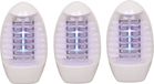 Sunnydays Lampe anti-moustiques UV LED - Lot de 3 pièces - blanc