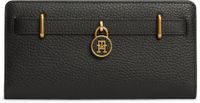 Tommy Hilfiger Portemonnee Leer Unisex Zwart