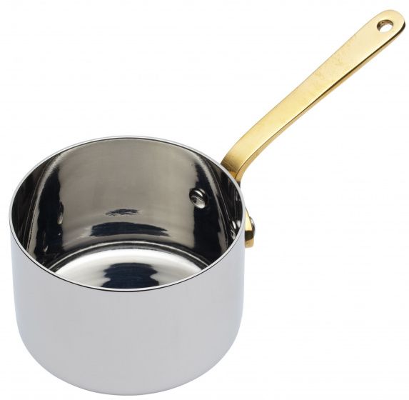KitchenCraft Masterclass Mini Serveerpan - 7 x 14 cm - RVS - Zilver