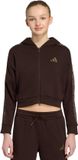 Adidas Sportswear Seasonals Animal Hoodie Met Lange Ritssluiting - Kinderen - Bruin