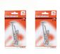 Merkloos / Sans marque Humbert Und Brandt Gmbh Stormhaken - 4x stuks - windhaken - metaal - 9,5 cm - deurhaken / raamhaken / luikhaken