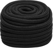 vidaXL Multifunctioneel touw 20 mm 25 m Zwart PP