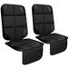 Autostoelbeschermer, set van 2 stuks, dikste vulling, waterdichte 600D-stof, autostoelhoezen voor antislip achterkant, gaaszakken voor baby en huisdier (2 stoelbeschermers)