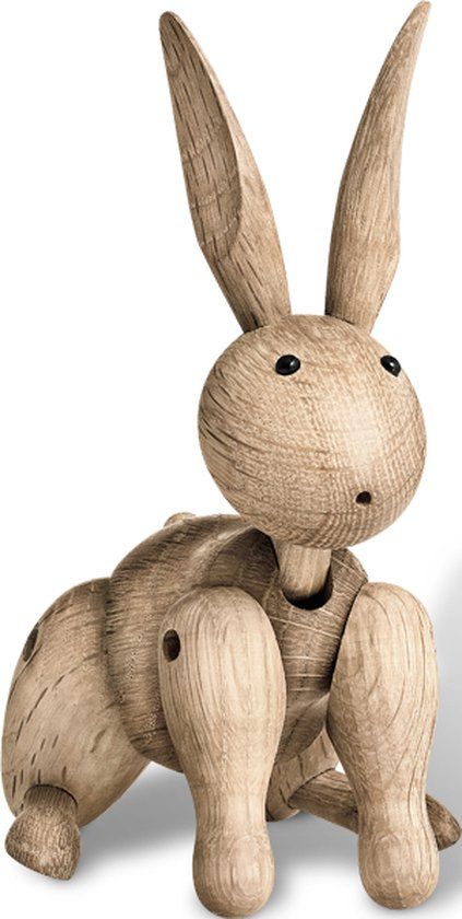 Kay Bojesen Rabbit - Brown - 10 cm - Teak