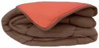 Bicolore Couette d'hiver 260 x 240 cm avec rembourrage en fibre de polyester