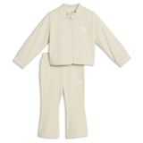 PUMA Essentials Elevated geribd trainingspak voor peuters 86, Alpine Snow White