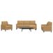 Maison Exclusive - Ensemble de canapé 4 pièces avec coussins, marron, velours