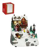 Luville Ski scenery battery operated l24xb23,5xh24,5 cm