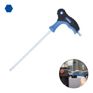 Brilliant Tools T-greep haakse kogelkop inbusstiftsleutel 5,0 x 150 mm