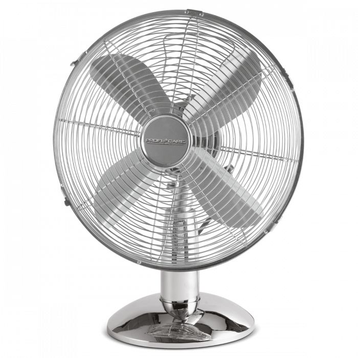 ProfiCare PC-VL 3063 M - 30cm Chrome Metal Table/Floor Fan
