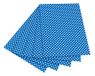 folia 5903 - fotokarton blauw met witte stippen, 50 x 70 cm, 10 vellen, aan beide zijden bedrukt