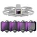 NEEWER Set van 4 neutrale dichtheidsfilters, compatibel met DJI Avata 2, ND8/ND16/ND32/ND64, accessoires voor drones, HD-glas met dubbelzijdige coating, storingsvrij met lensafdekking