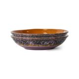 HKLIVING diep bord 70s (Ø21 cm) (set van 2)