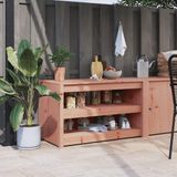 Merkloos / Sans marque Douglas Houten Buitenkeuken Kast - 106x55x64 cm