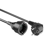 Allteq - Verlengkabel - 3 meter - Zwart