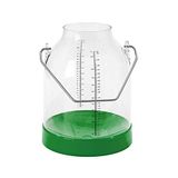 Melkemmer 30 liter met schaal groen, strijkhoogte 143