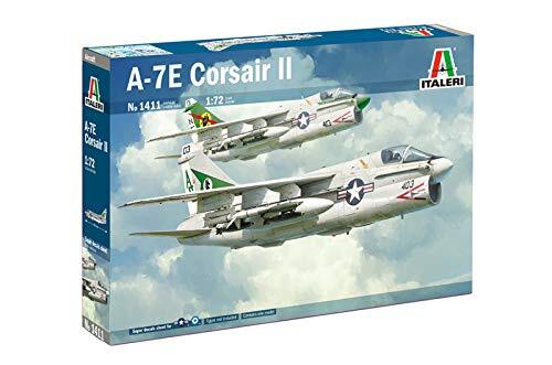 Italeri 1411 A-7E Corsair II Model Kit vliegtuig kunststof schaal 1:72