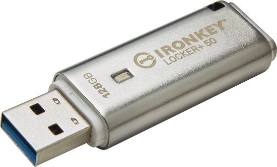 IronKey Locker+ 50 128GB USB Flash Drive - Secure, Password Protected