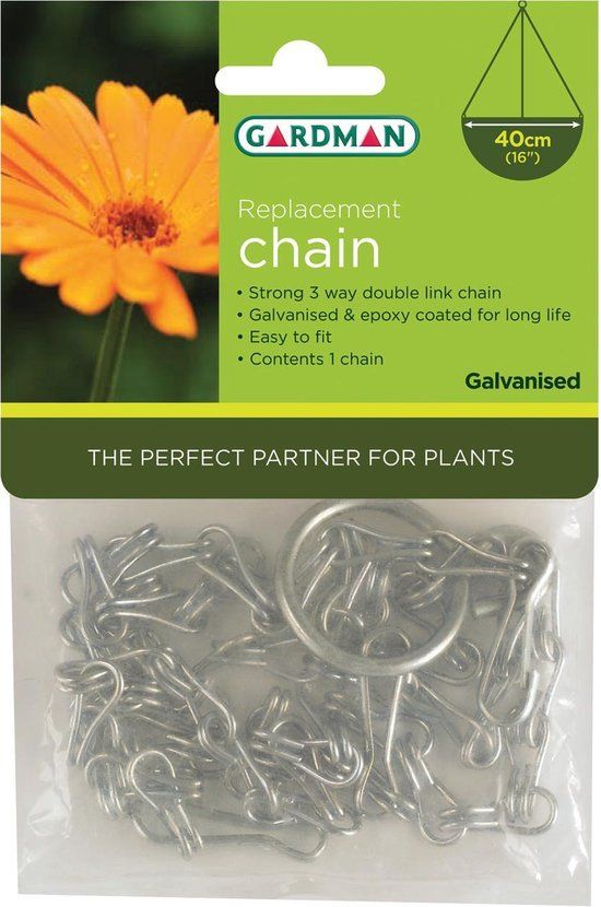 Gardman Hanging Basket Vervangingsketting - Gegalvaniseerd - 38 cm