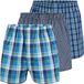 City Life Heren Boxershorts 3-pack Geweven Katoen Geruit DESIGN 07 XL