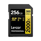 Lexar Carte mémoire SDXC 256 Go Classe 10 - 300 Mo/s Lecture, 260 Mo/s Écriture
