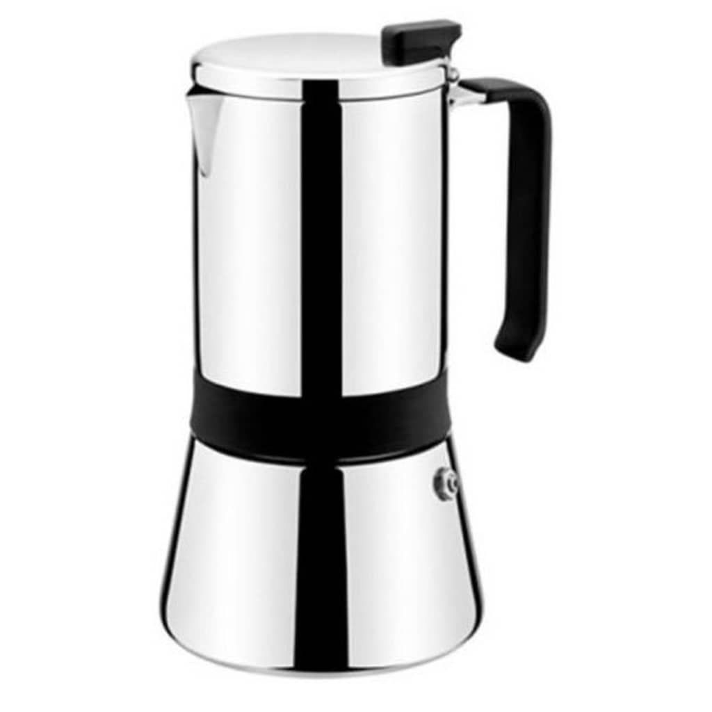 Monix M770010 Italiaanse Koffiepot - 10 kopjes - Roestvrij staal