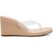 Steve Madden Playing-j Sandales Transparent Nude Taille : 41
