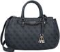 GUESS Katya Girlfriend Satchel Handtas Schoudertas Coal Logo Donkergrijs
