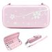 Mytrix Switch draagtas compatibel met Nintendo Switch/OLED/Lite console, accessoires en games, beschermende reiskoffer, draagbare harde schaal etui meisje opbergtas, Animal Crossing Cherry Pink