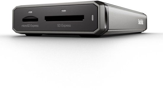 SanDisk PRO-READER geheugenkaartlezer USB 3.2 Gen 2 Type-C Zwart, Grijs