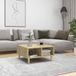 Maison Exclusive - Table basse bois de chêne Sonoma, 60x60x30 cm, panneau de particules