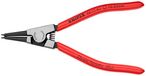 KNIPEX Borgveertang voor buitenringen op assen met kunststof, 46 11 A1 | bekleed 140 mm