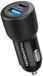 Thomson Chargeur de voiture - 60 W - technologie GAN - USB-C PD 30W + USB-A QC 3.0 30W