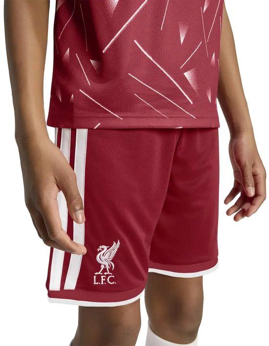adidas Performance Liverpool thuis 26/27 wedstrijdshort rood unisex kinderen maat 176