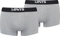 Levi's Solid Basic heren boxershort ondergoed van biologisch katoen in een verpakking van 2 stuks