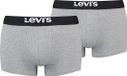 Levi's Solid Basic heren boxershort ondergoed van biologisch katoen in een verpakking van 2 stuks
